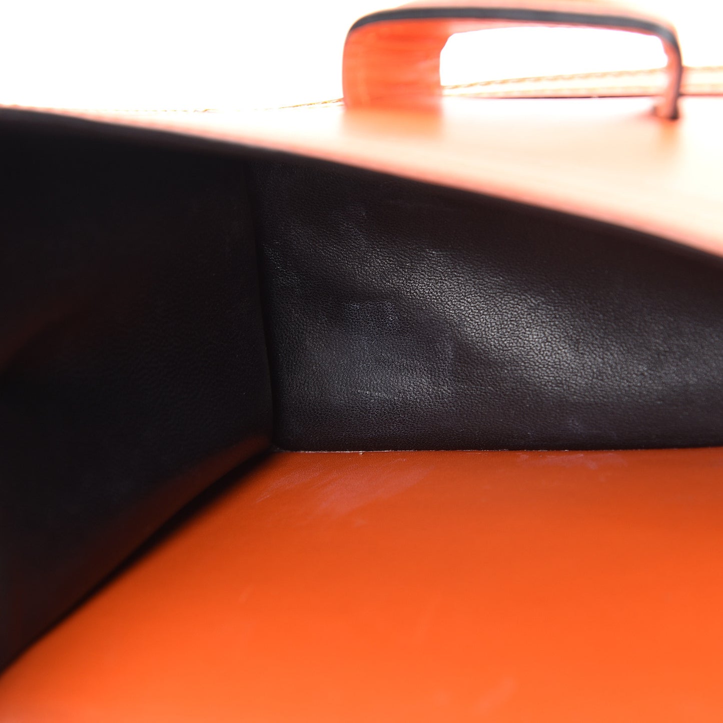 Calfskin Small Barcelona Shoulder Bag Orange