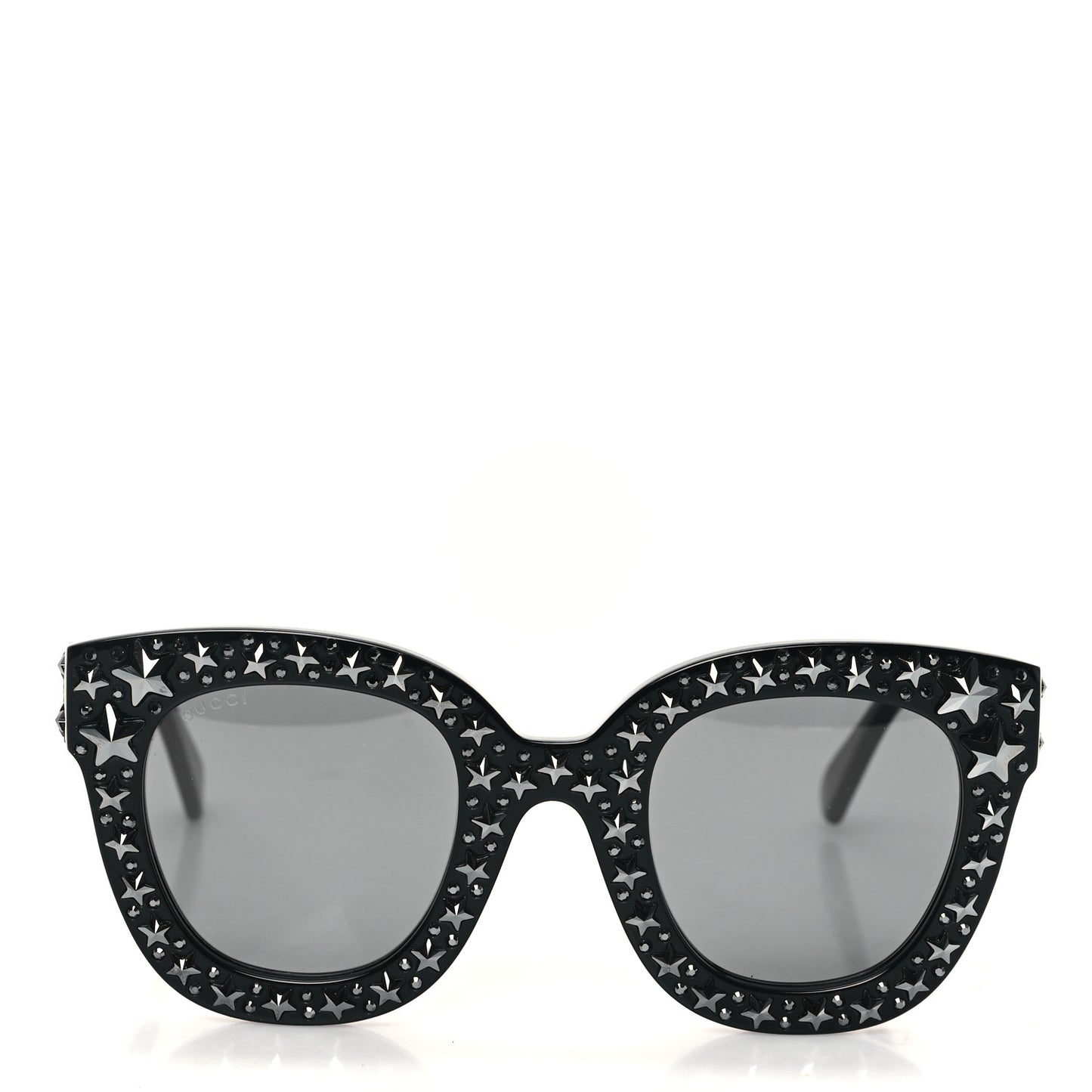 Acetate Stars Cat Eye Sunglasses GG0116S Black