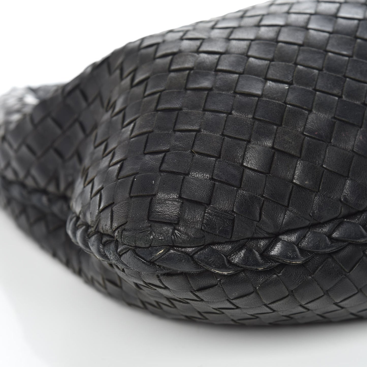 Nappa Intrecciato Medium Veneta Hobo Black