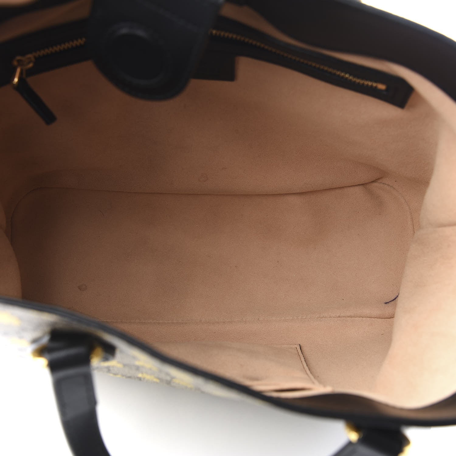 Gucci Soft GG Supreme Monogram Bees Small Crossbody Tote Beige Oro Black 4 of 9