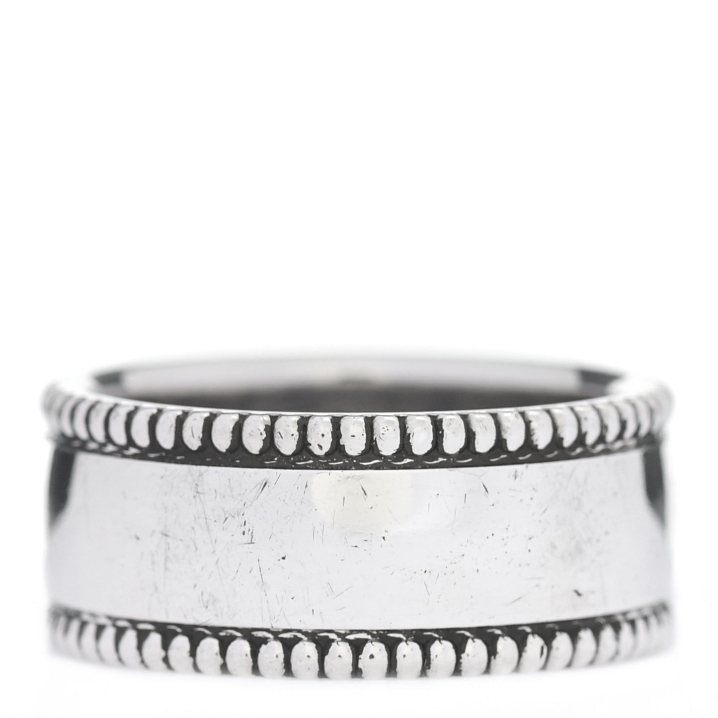 Sterling Silver Milgrain I Love You Band Ring 50 5.5