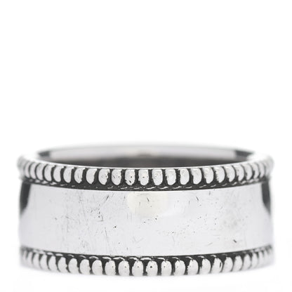 Tiffany Sterling Silver Milgrain I Love You Band Ring 50 5.5 3 of 5