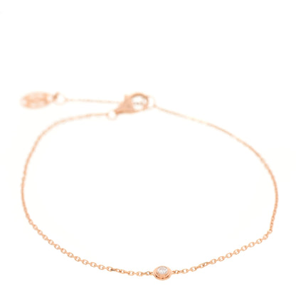 Cartier 18K Pink Gold Diamond XS D'Amour Bracelet 1 of 6