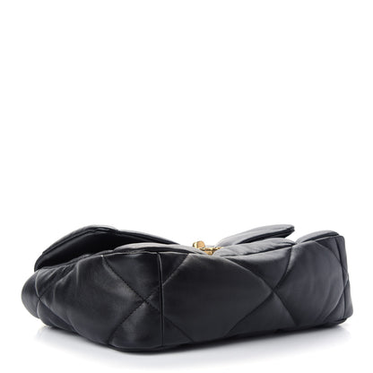 Chanel Lambskin Quilted Medium Chanel 19 Flap Black 4 of 9