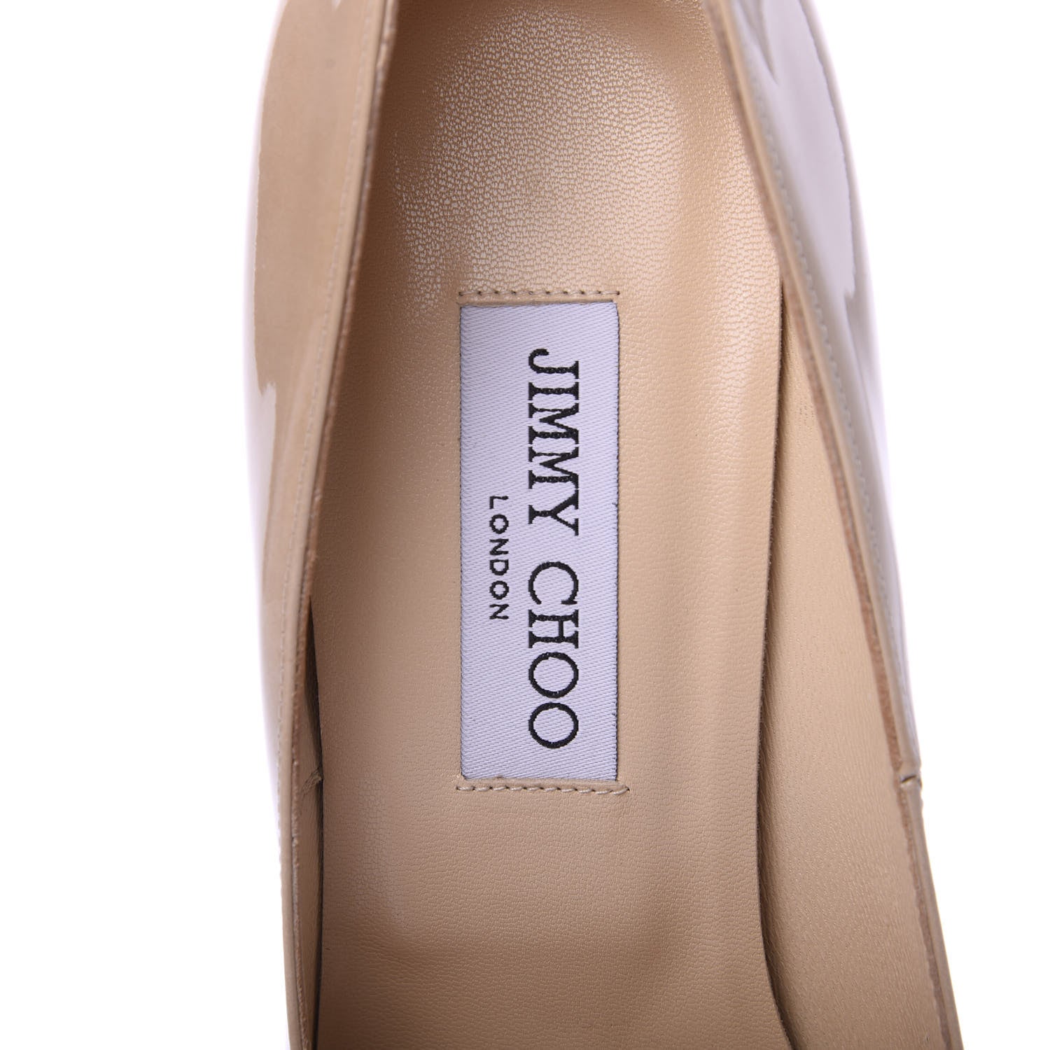 Jimmy Choo Patent Anouk Pumps 39 Nude 6 of 8