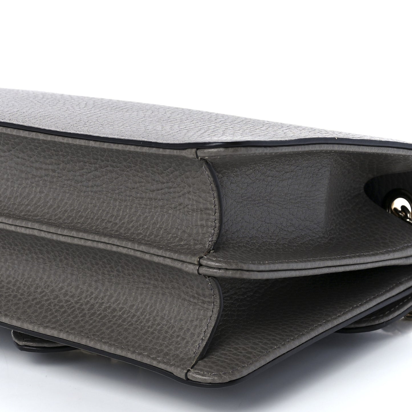 Dollar Calfskin Small Interlocking G Shoulder Bag Loess