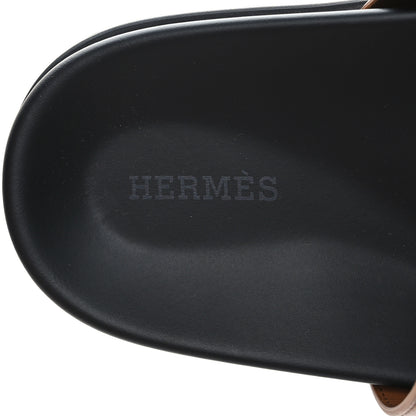 Hermes Calfskin Mens Chypre Sandals 42.5 Naturel 7 of 9
