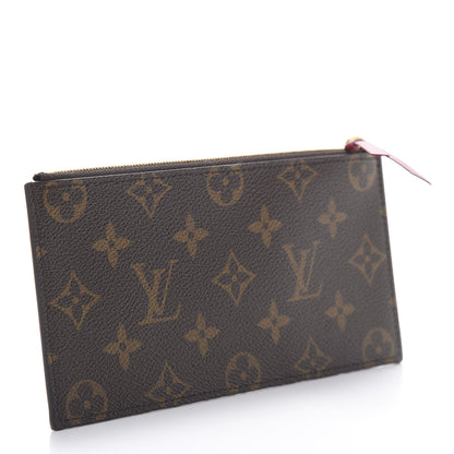 Louis Vuitton Monogram Felicie Chain Wallet Zippered Insert Fuchsia 3 of 7