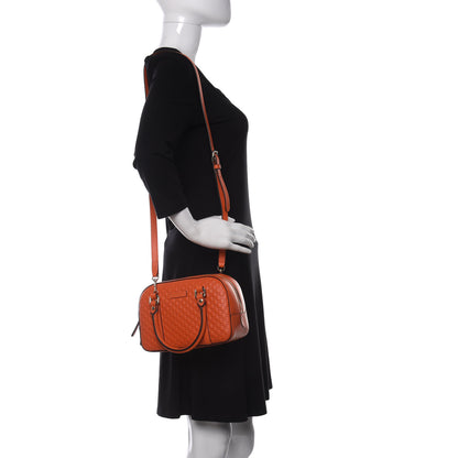 Gucci Soft Microguccissima Small Crossbody Bag Sun Orange 2 of 10