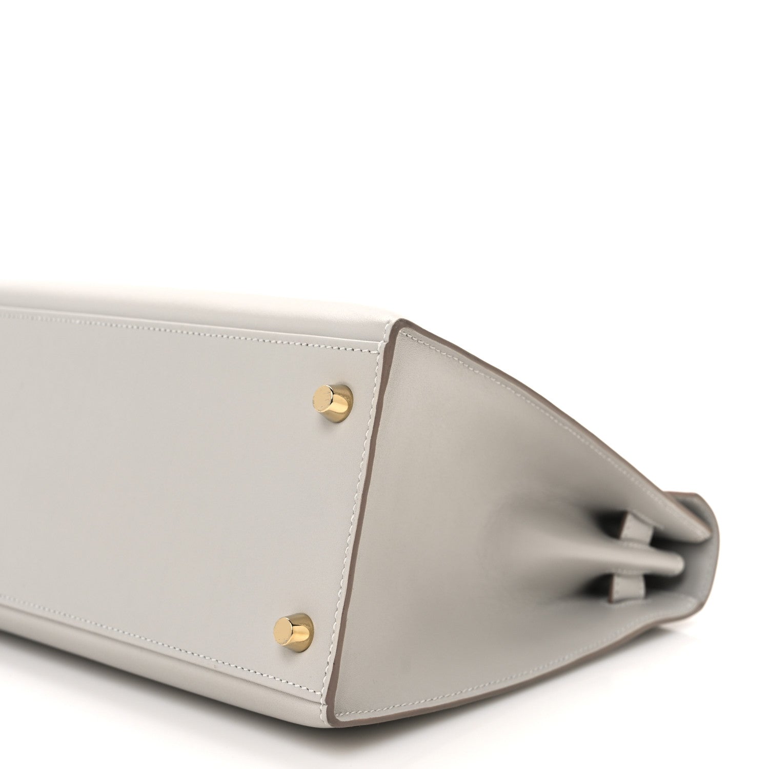 Hermes Tadelakt Kelly Sellier 28 Gris Perle 10 of 10