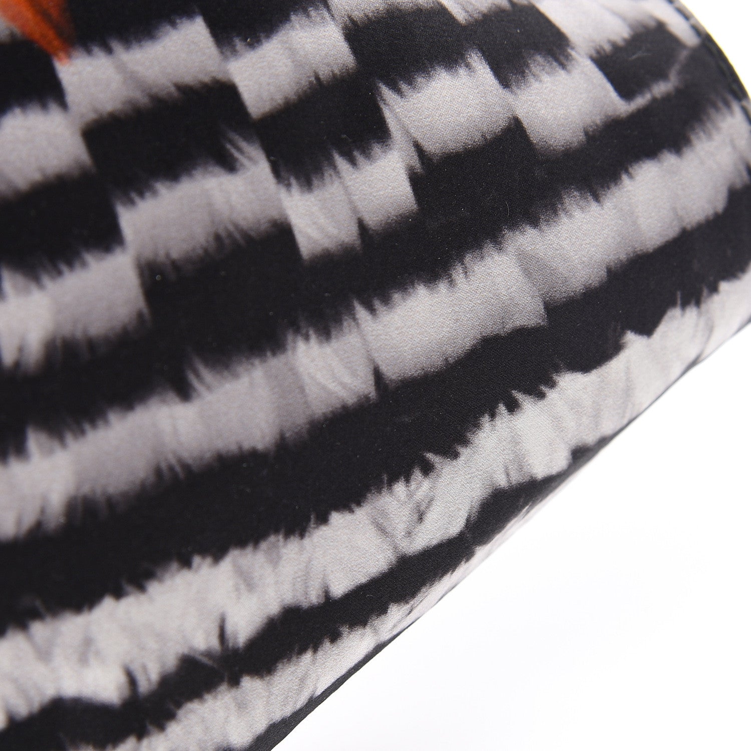 Alexander McQueen Silk Printed De Manta Clutch Red Black White 12 of 12