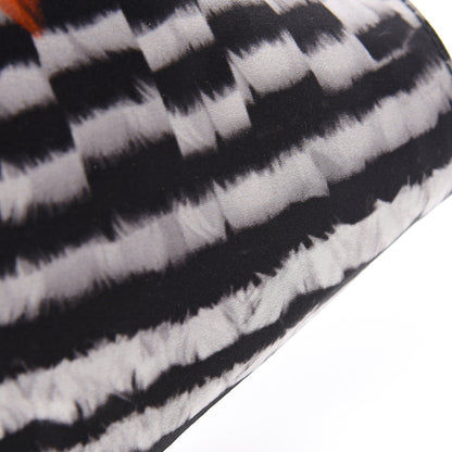 Alexander McQueen Silk Printed De Manta Clutch Red Black White 12 of 12