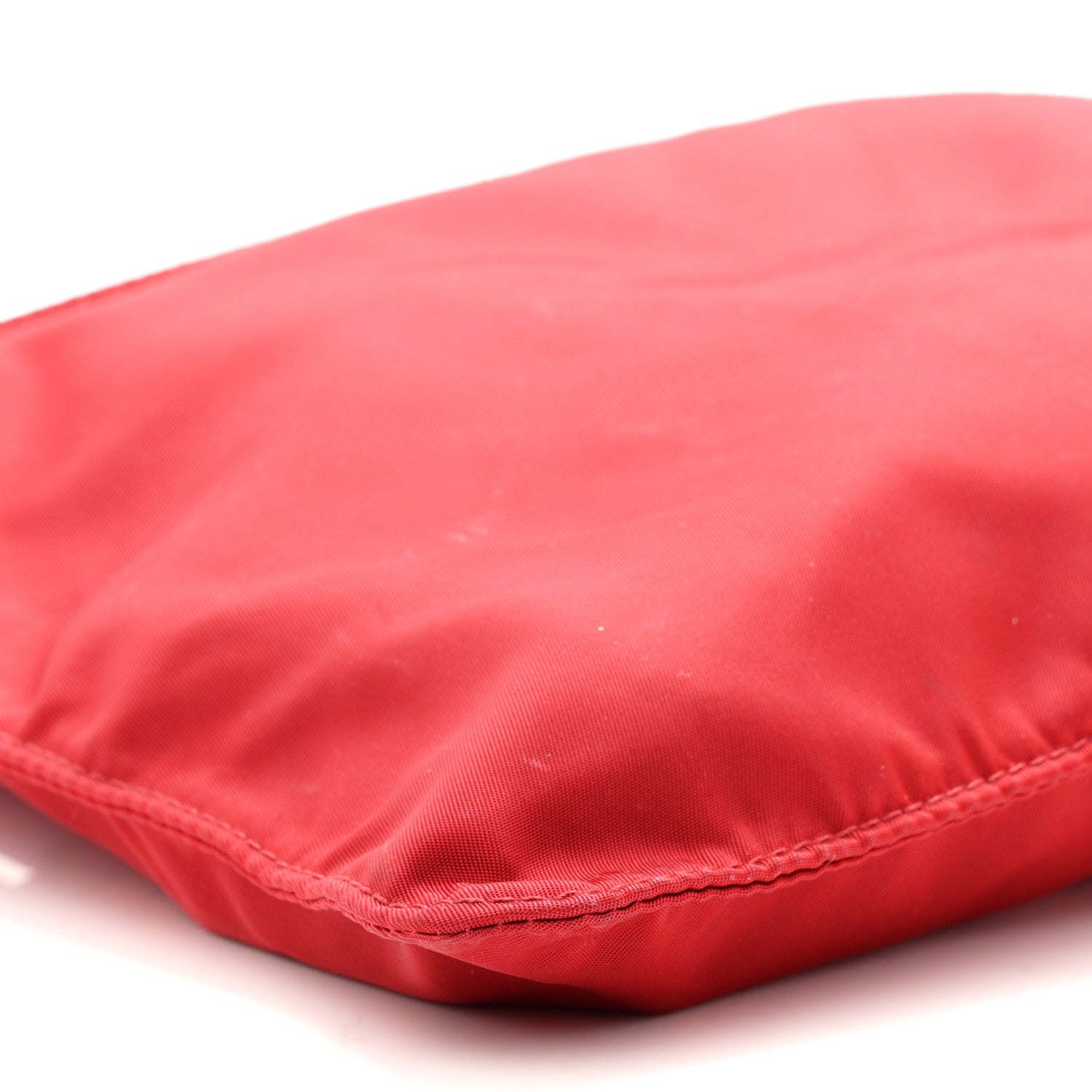 Prada Nylon Vela Saffiano Flat Messenger Bag Rosso 9 of 12