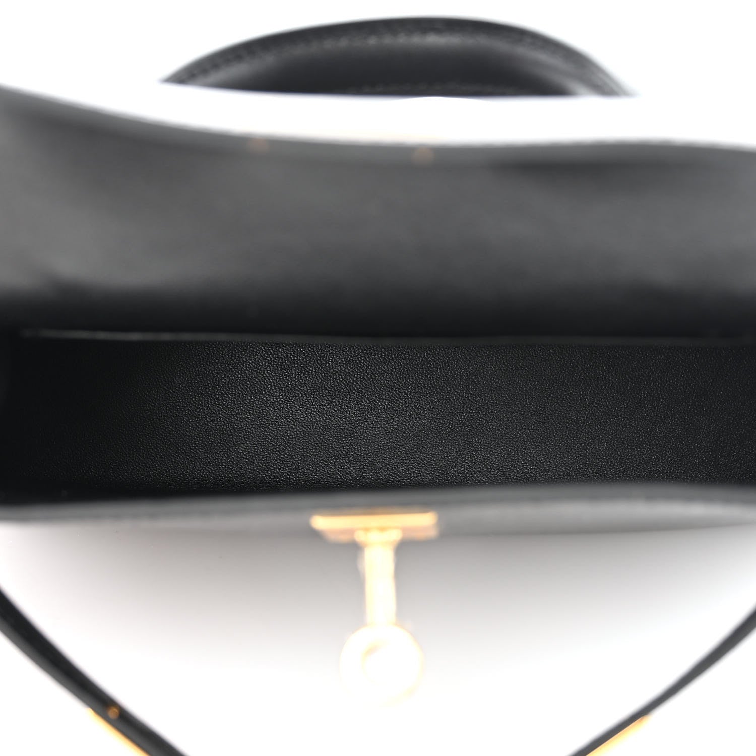 Hermes Tadelakt Mini Kelly Sellier 20 Black 5 of 11