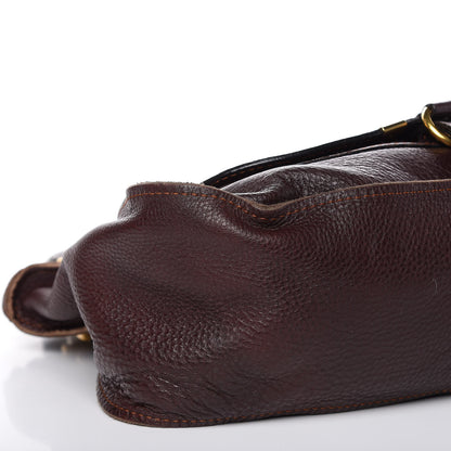 Chloe Calfskin Medium Marcie Satchel Wine Purple 8 of 11