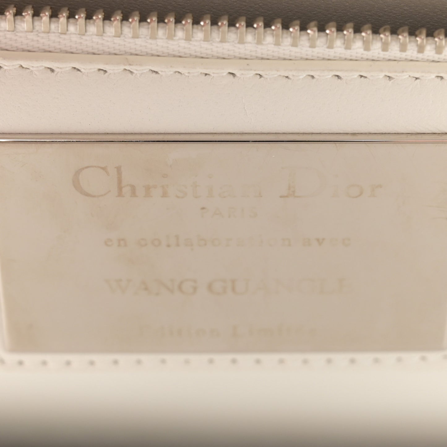 X WANG GUANGLE Technical Fabric Acrylic PVC Medium Lady Dior Multicolor