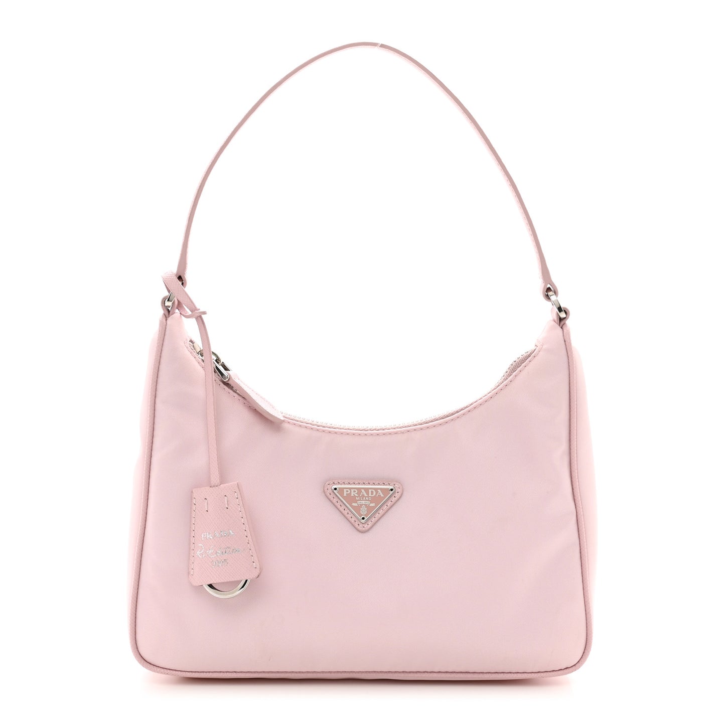 Re-Nylon Saffiano Mini Re-Edition 2005 Bag Alabastro