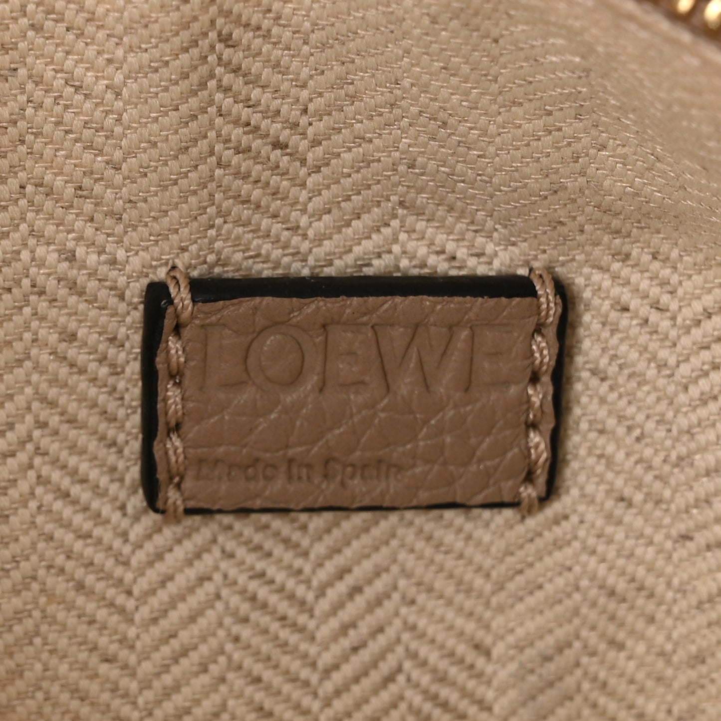 Calfskin Mini Puzzle Bag Sand
