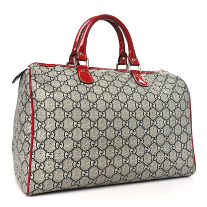 Gucci GG Plus Monogram Tattoo Heart Medium Joy Boston Red 3 of 11