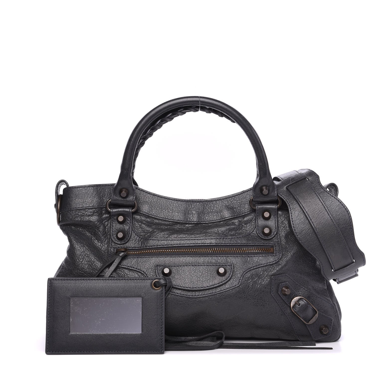 Balenciaga Agneau Classic Hardware First Anthracite 1 of 8