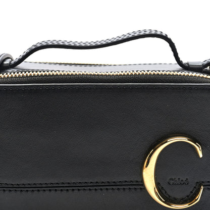 Chloe Shiny Calfskin Mini Vanity C Bag Black 8 of 10