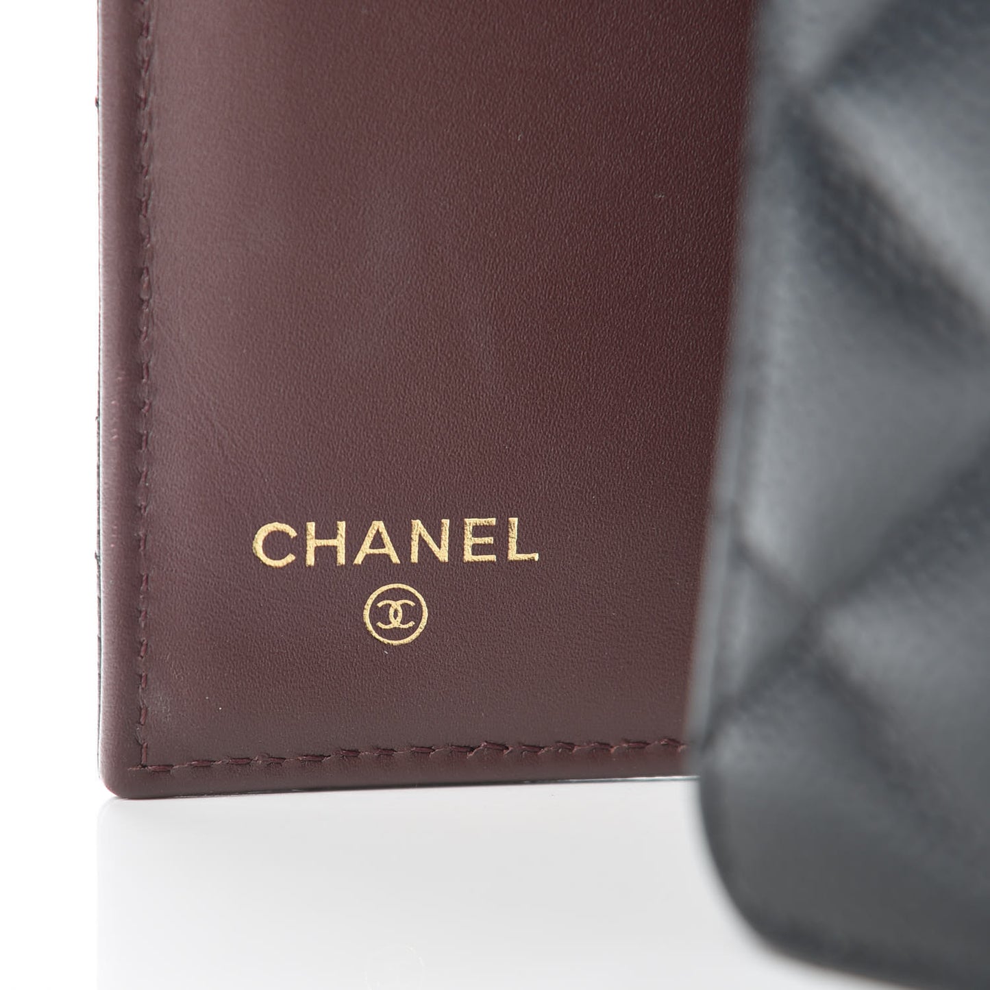 Caviar Quilted Large Flap Wallet Black