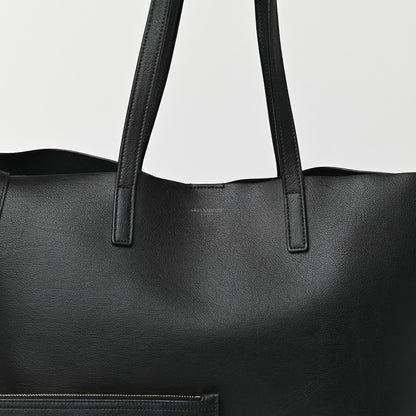 Saint Laurent Calfskin Large Shopping Tote Black 7 of 9