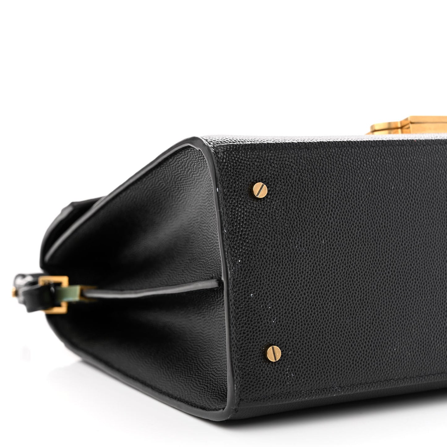 Grain de Poudre Medium Classic Monogram Cassandra Top Handle Black