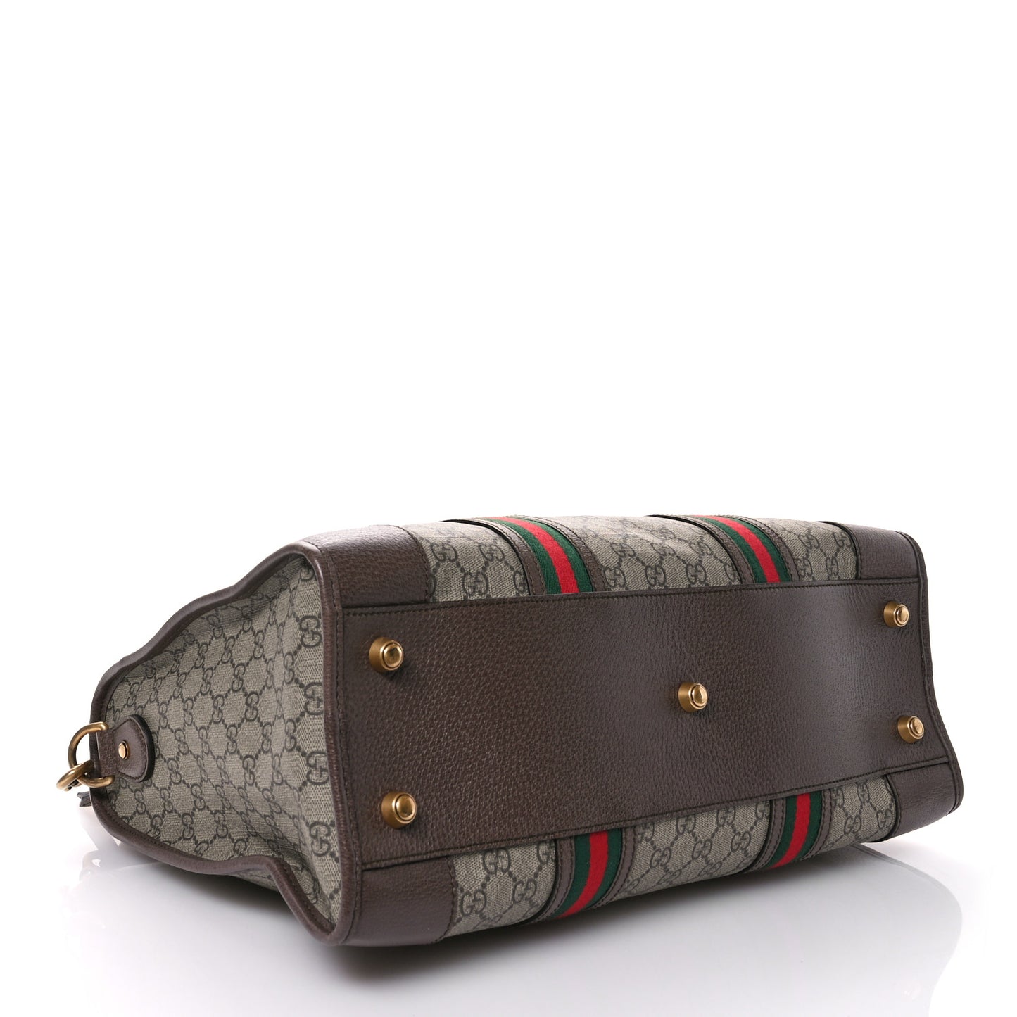 Soft GG Supreme Monogram Web Neo Vintage Duffle Bag Beige New Acero Crop