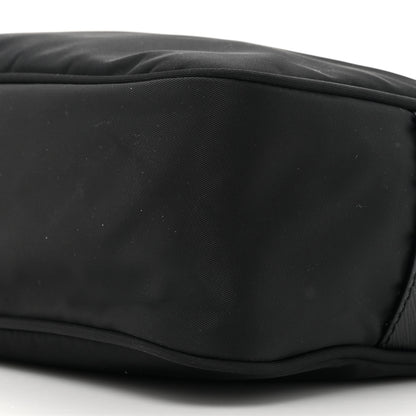 Prada Re-Nylon Vela Saffiano Pocket Double Zip Shoulder Bag Black 8 of 10