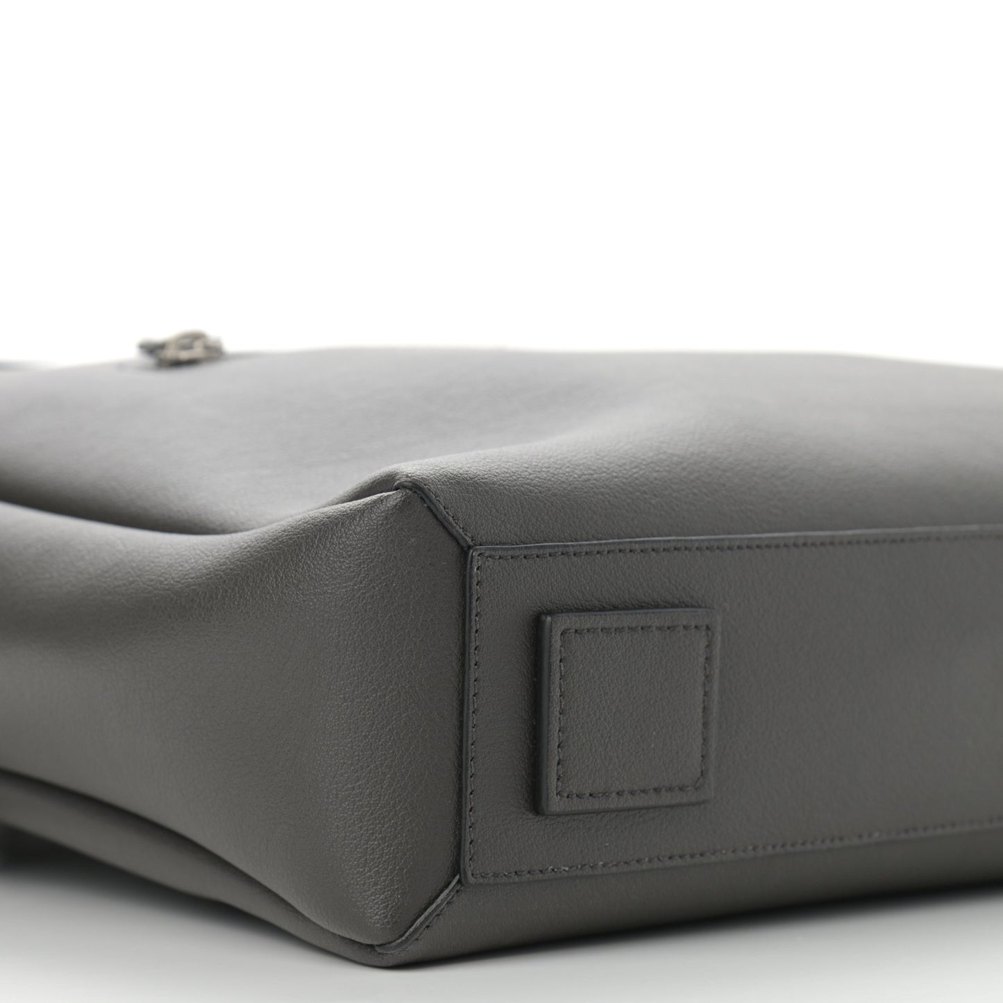 Calfskin Bold Briefcase Grey
