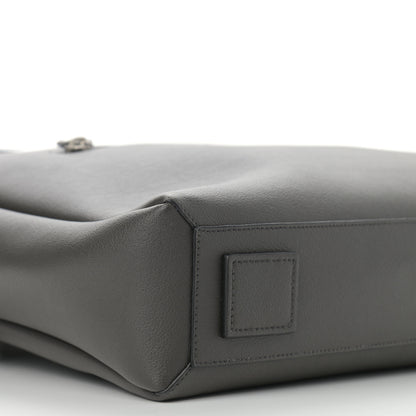 Saint Laurent Calfskin Bold Briefcase Grey 8 of 9