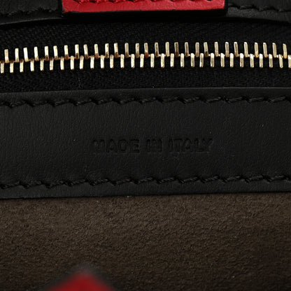Fendi Vitello Century F is Fendi FF 1974 Embossed Small Runaway Satchel Black Maya 7 of 12