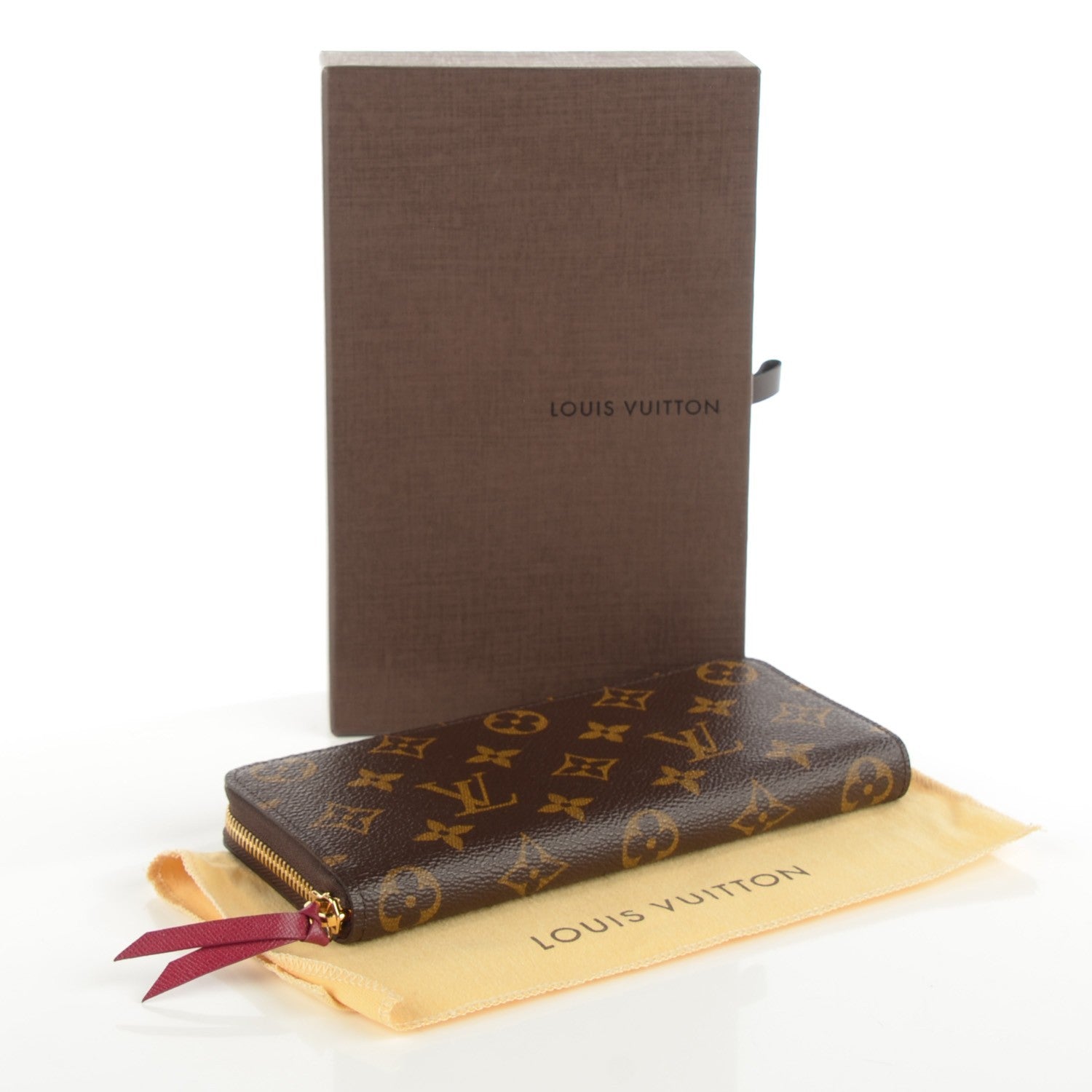 Louis Vuitton Monogram Clemence Wallet Fuchsia 4 of 7