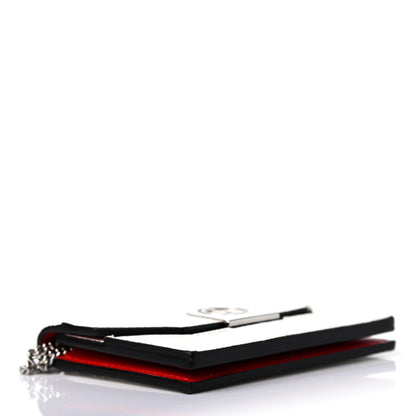Christian Louboutin Calfskin Elisa Chain Wallet White 3 of 4