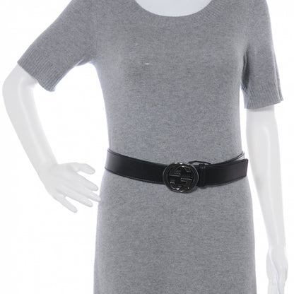 Gucci Leather GG Belt 90 32 Black 2 of 5