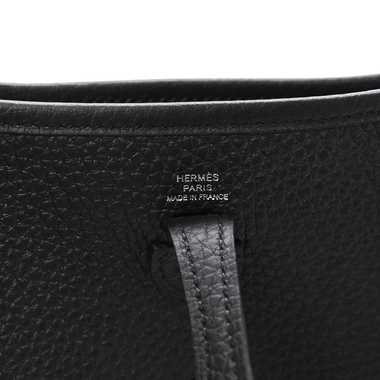 Hermes Taurillon Clemence Evelyne TPM Black 5 of 10