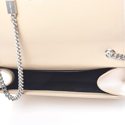 Saint Laurent Grain De Poudre Medium Monogram Kate Satchel Nude Powder 5 of 9