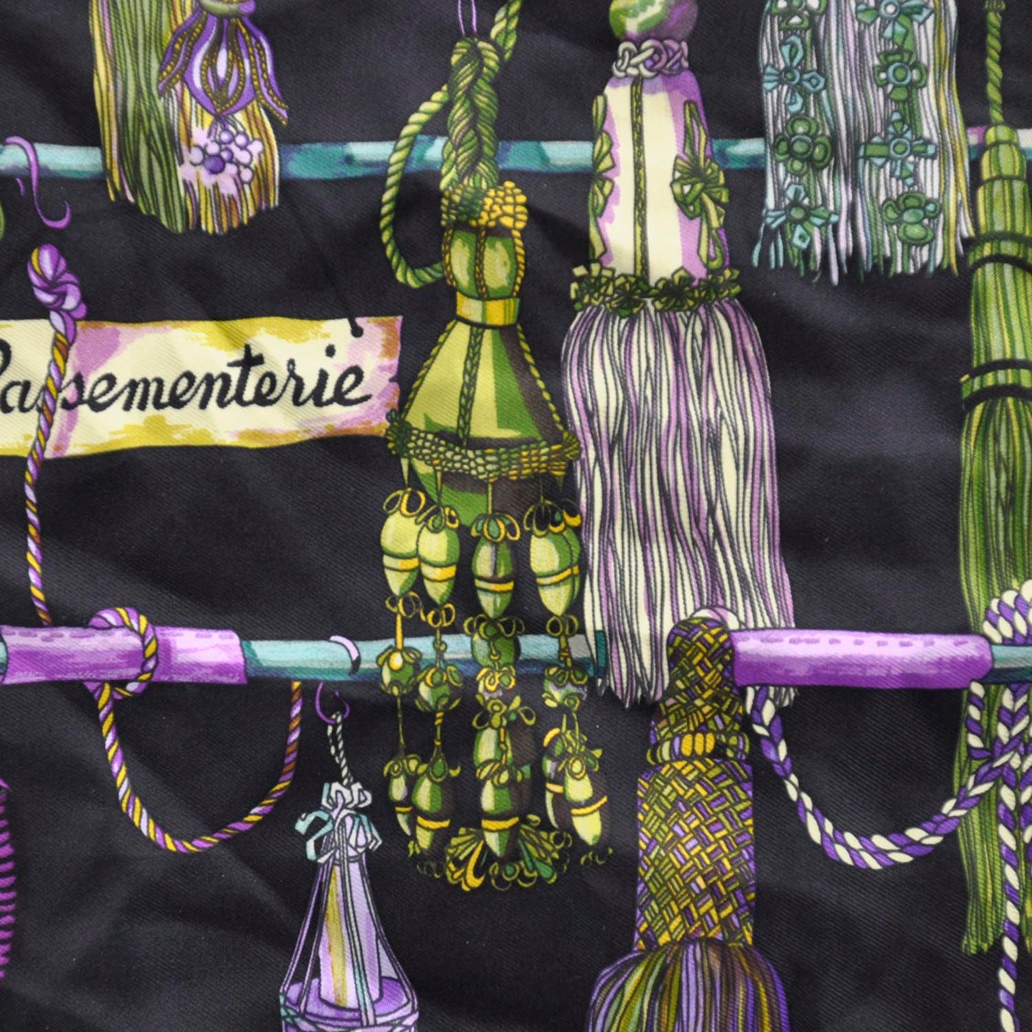 Silk Passementerie Pocket Square Scarf