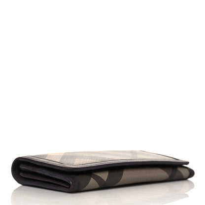Burberry Smoked Check Penrose Continental Wallet Brown 4 of 7