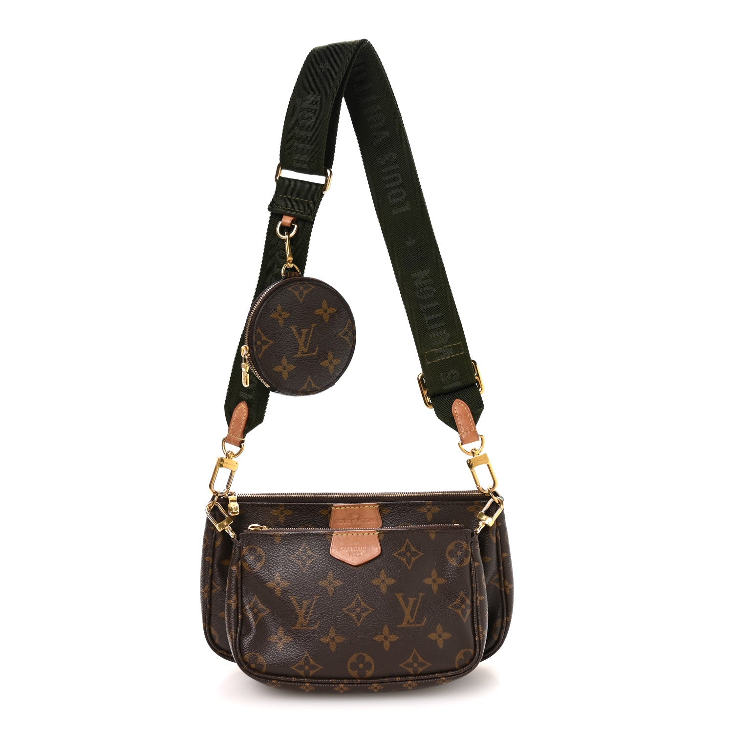 Louis Vuitton Monogram Multi Pochette Accessories Kaki 1 of 10