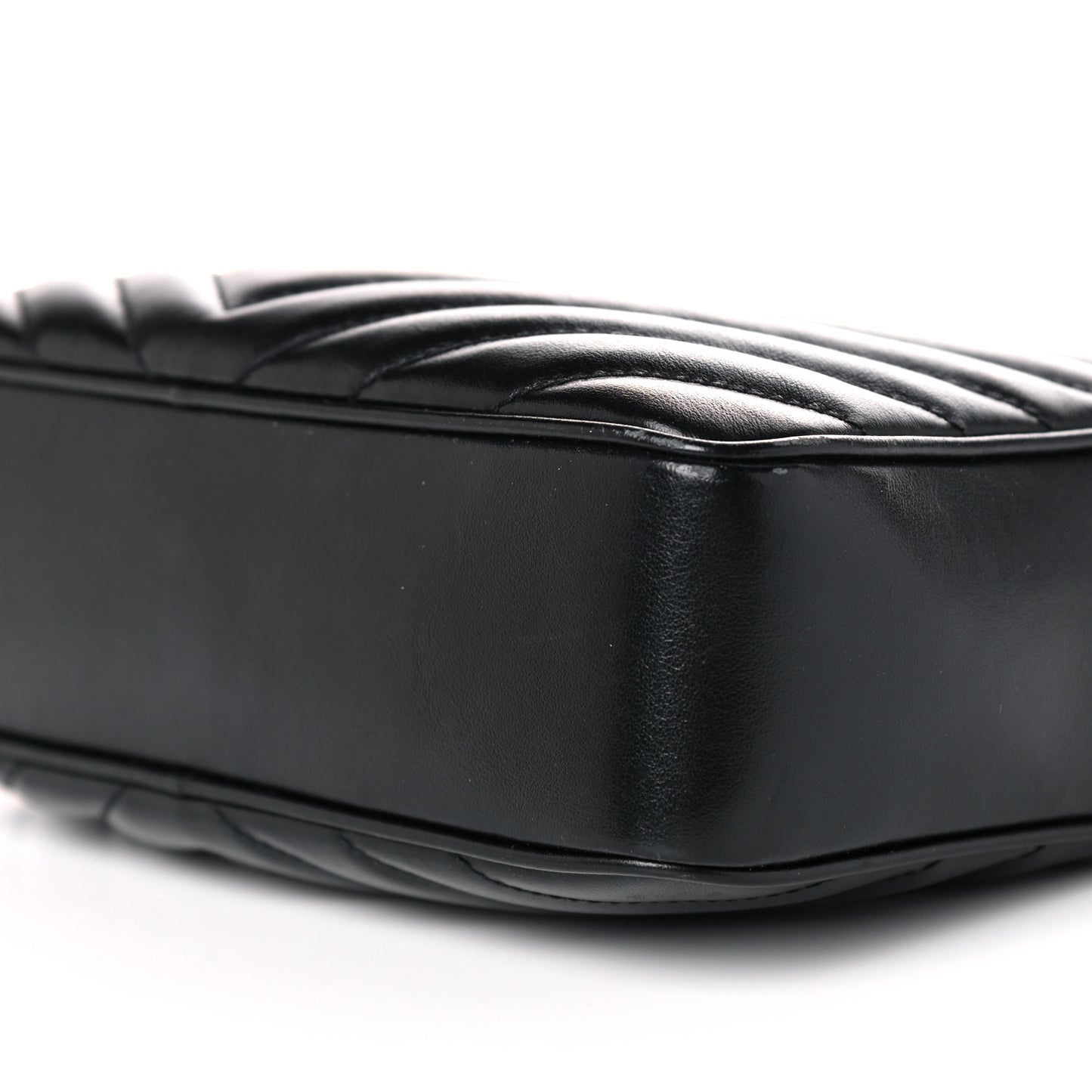 Calfskin Matelasse Monogram Lou Camera Bag Black