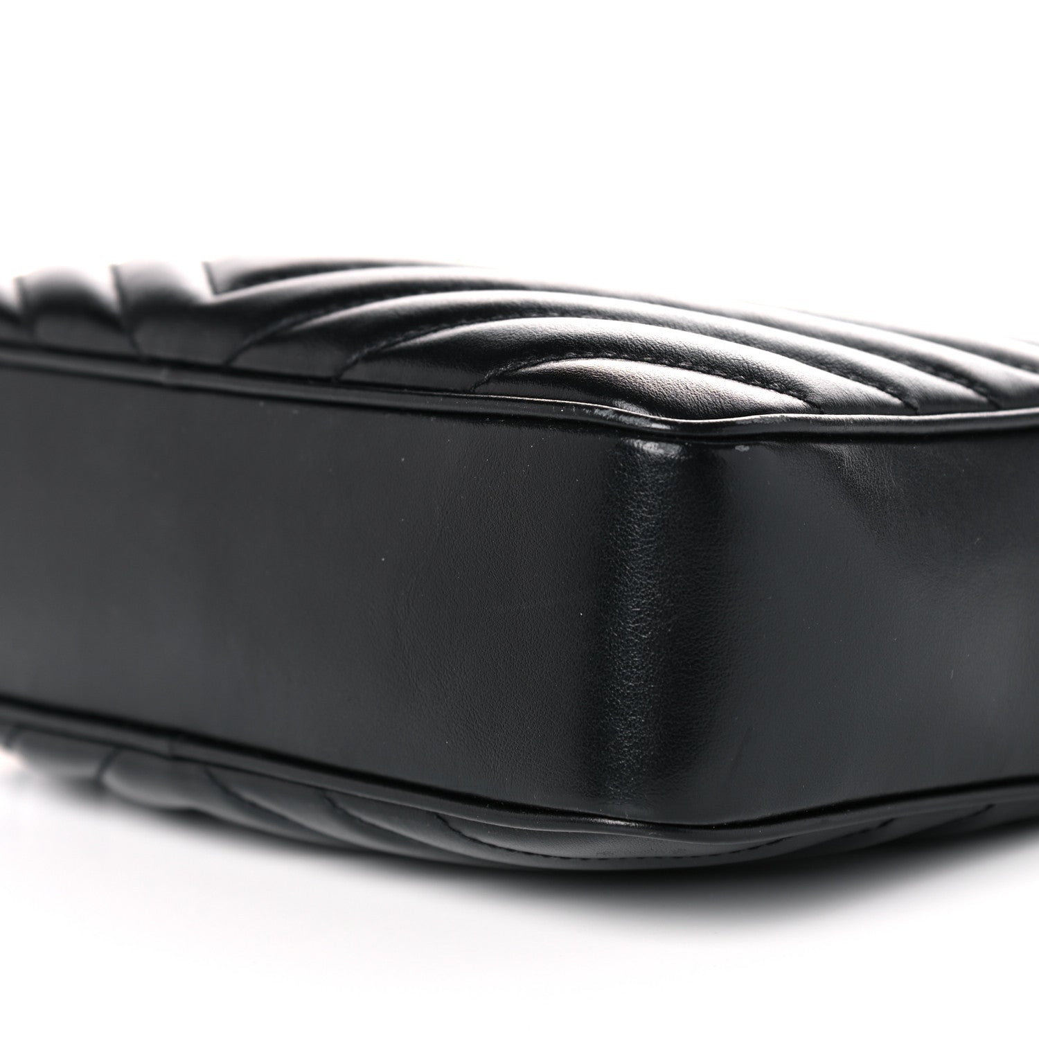 Saint Laurent Calfskin Matelasse Monogram Lou Camera Bag Black 9 of 11