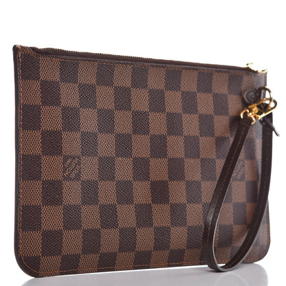 Louis Vuitton Damier Ebene Neverfull MM GM Pochette 3 of 13
