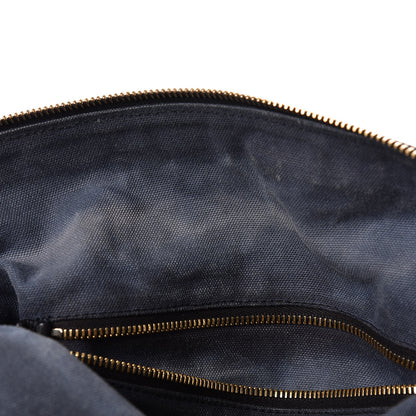 Miu Miu Washed Canvas Canapa Shopping Pattina Tote Bleuette 11 of 22