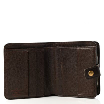 Louis Vuitton Damier Ebene Zippe Zipped Compact Wallet 4 of 14