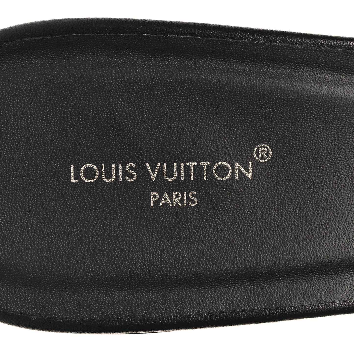Calfskin LV Capri Mules 40 Black