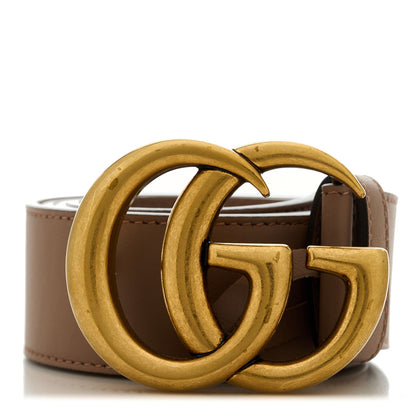 Gucci Calfskin Double G 40mm Belt 90 36 Porcelain Rose 1 of 6