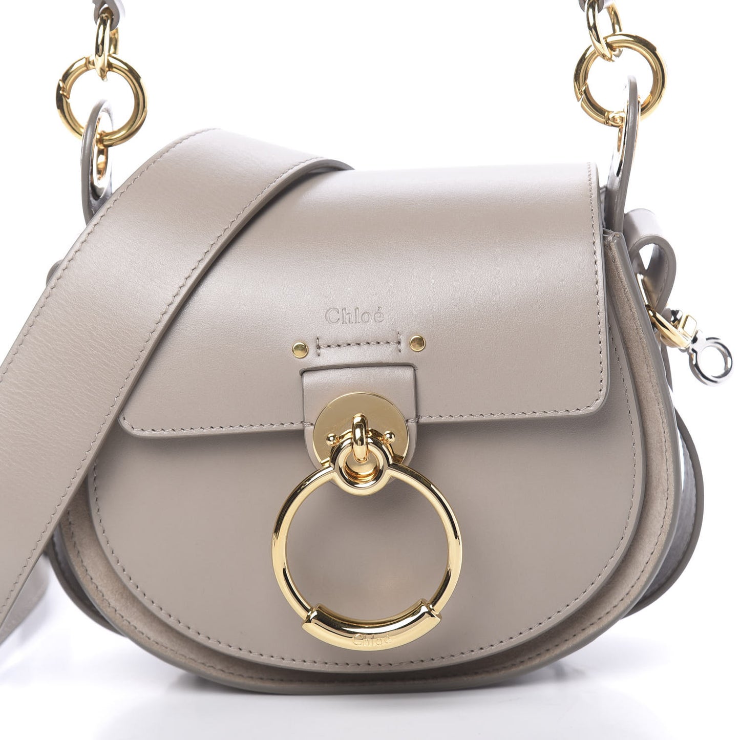 Calfskin Small Tess Bag Motty Grey