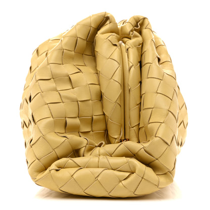 Bottega Veneta Nappa Maxi Intrecciato The Pouch Oversized Clutch Lemonade 9 of 10